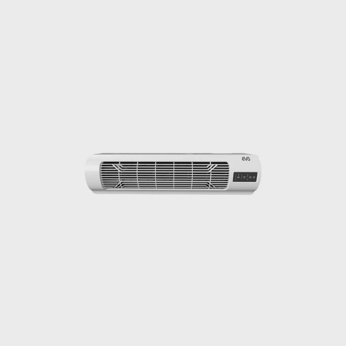 EVO Low Profile Oscillating Window Fan Air Circulator: Portable, Quiet, 4 Speeds, Remote, ETL Listed, 200-500 sq. ft.