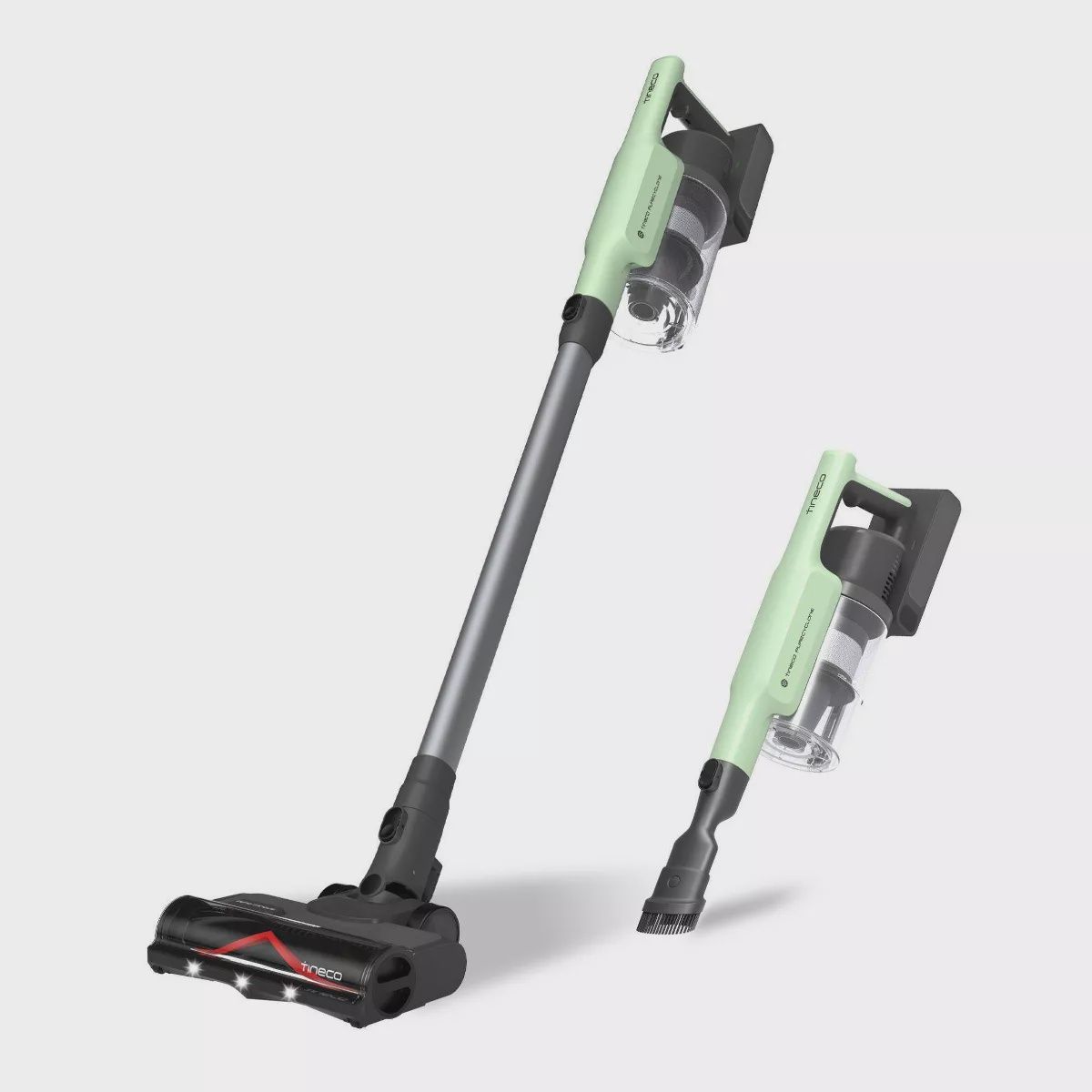 Tineco GO Pet Cordless Stick Vacuum with ZeroTangle Brush Technology Seafoam Green: HEPA Filter, Pet Hair, Multi-Surface