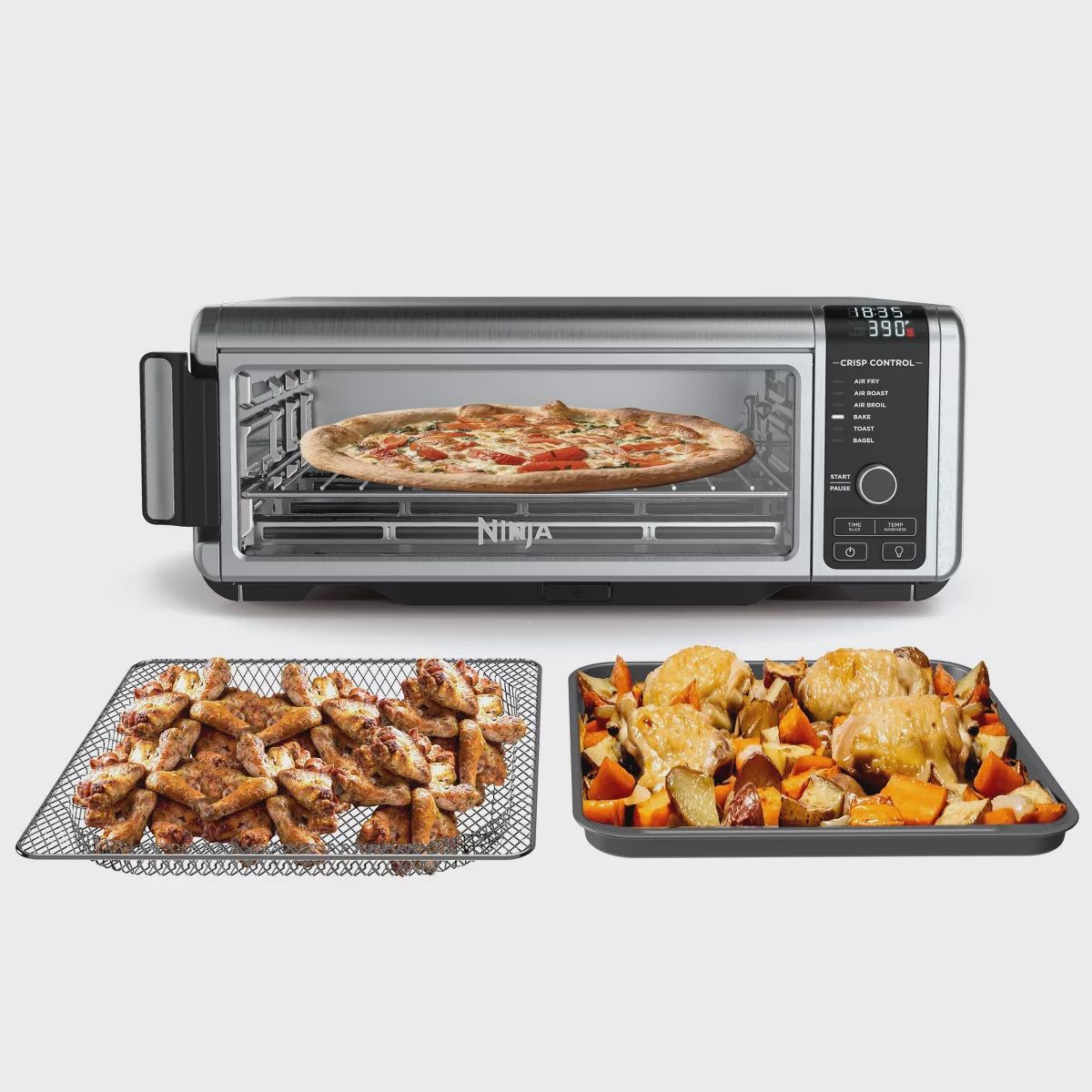 Ninja Foodi 6-in-1 Digital Air Fry Oven/Toaster Oven Flip-Away