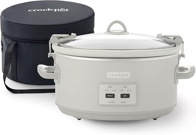 Crock-Pot 7-Quart Programmable Slow Cooker with Carry Bag