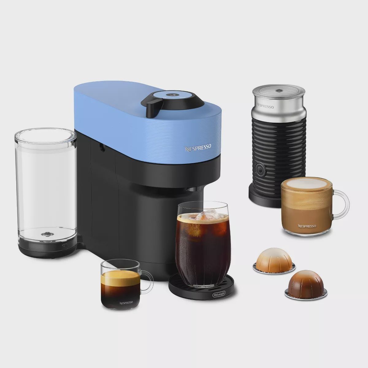 Nespresso Vertuo Pop+ Combination Espresso and Coffee Maker with Milk