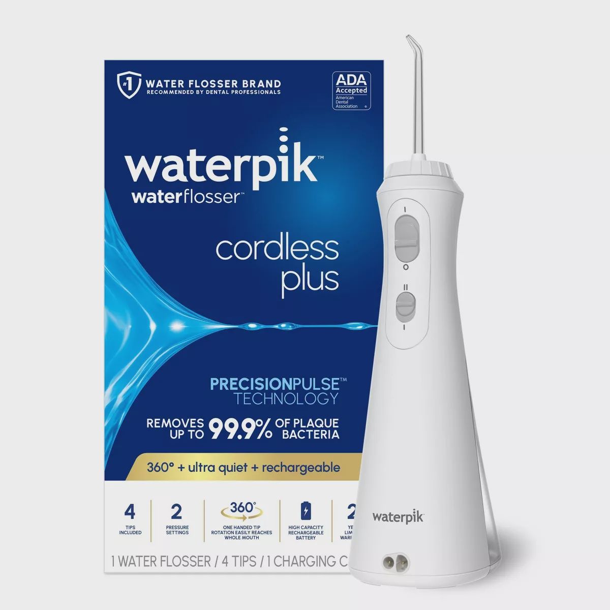 Waterpik Rechargeable Cordless Plus Water Flosser