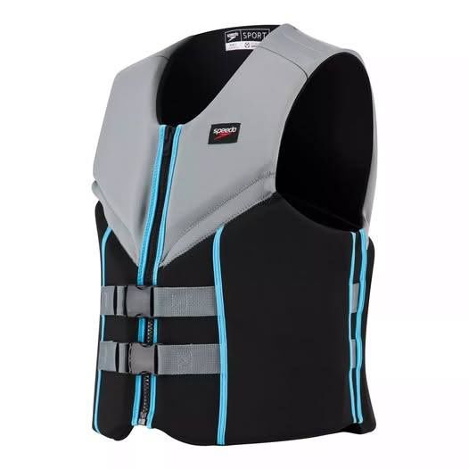 Speedo Adults Life Jacket Vest Large PFD USCG Approved 14+ Years Mens Sport