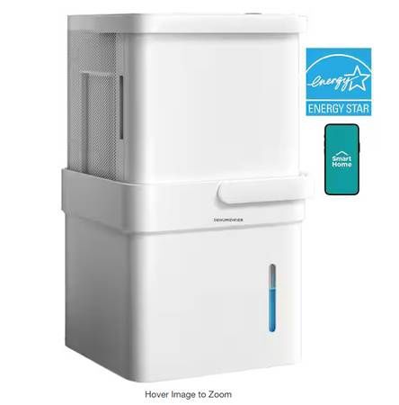 50 pt. Smart CUBE Dehumidifier with Pump up to 4500 sq. ft. ENERGY STA
