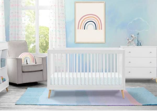 DELTA CHILDREN Jordan Convertible Crib Assembled