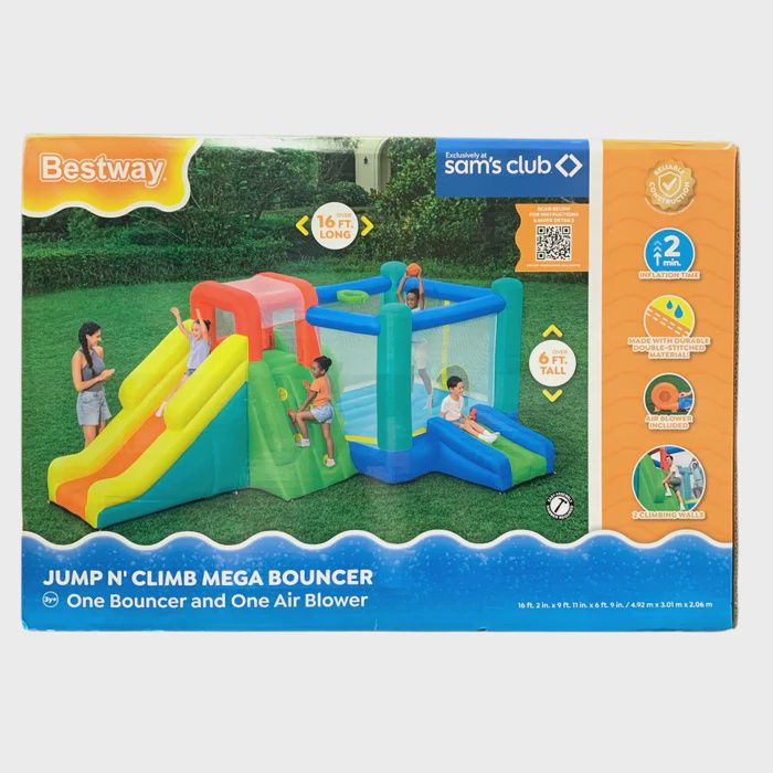 Bestway Jump &#39;n Climb Kids Inflatable Mega Bouncer used