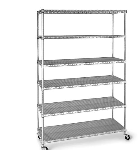 Member&#39;s Mark 5-Tier NSF Heavy Duty Wire Shelving, 47.75&quot; W x 18&quot; D x 75.5&quot; H