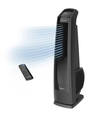 Lasko 35&quot; DC High Velocity Blower Tower Fan with Remote