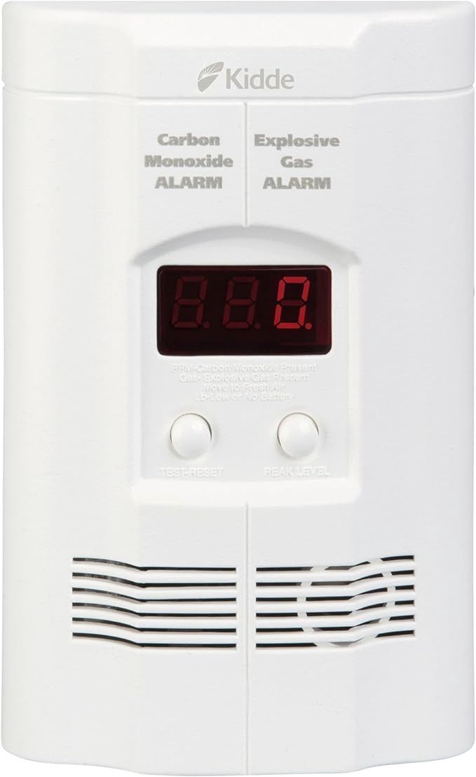 Kidde Carbon Monoxide Detector, Propane, Natural, Methane, Gasses