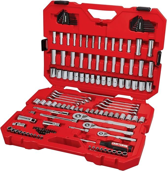 CRAFTSMAN Mechanics Tool Set, 1/4, 1/2 and 3/8 Inch Drive, 135 Piece (CMMT12124)