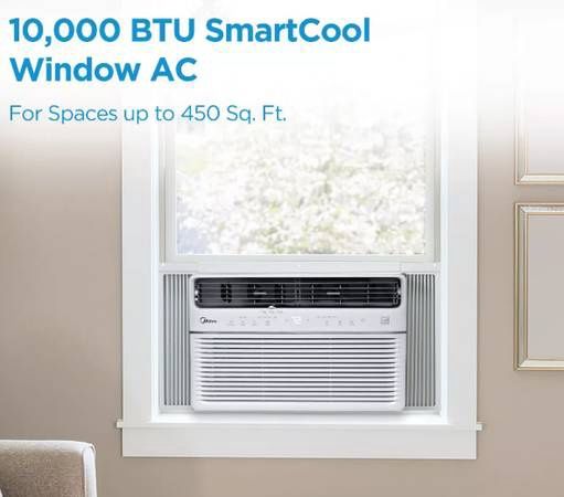 Midea 10,000 BTU SmartCool Window Air Conditioner with WiFi