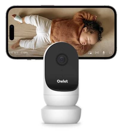 Owlet Cam 2 Smart Baby Monitor - HD Video Cam, Encrypted WiFi, Temp,