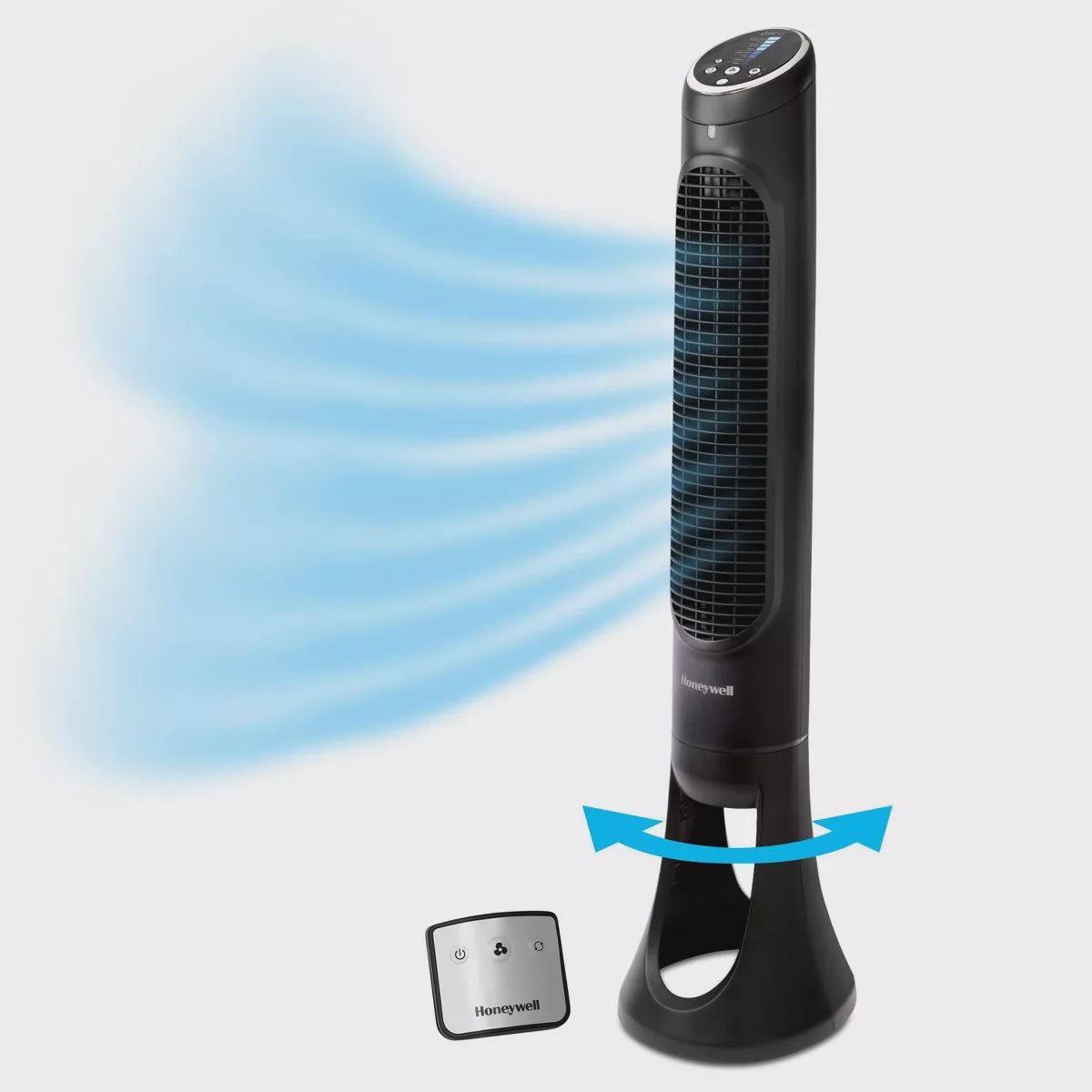 Honeywell QuietSet 8-Speed Oscillating Tower Fan Black HYF290B