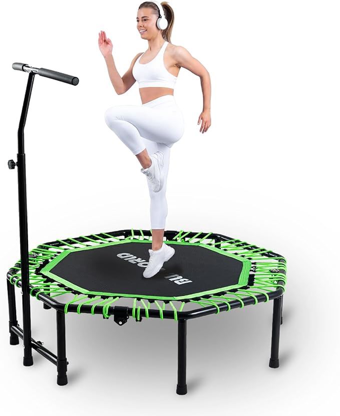 Fitness Trampoline for Adults - 40&quot;/48&quot; 330 LBS Foldable