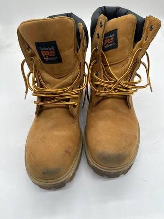 Used Size 13 Men&#39;s Timberland PRO 6&quot; Waterproof Insulated Steel-Toe