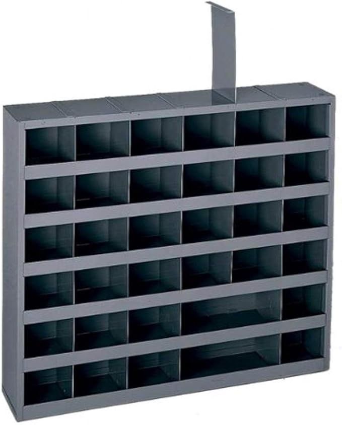 Durham 314-95 Gray Cold Rolled Steel Parts Bin, 23-3/4&quot; Width x 4-3/4&quot; Depth x 23-3/4&quot; Height