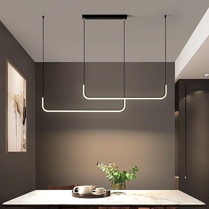 Ceiling Lights - Nordic Modern Simple Chandelier Light Fixture with White Translucent Silicone lampshade and Hardware Paint Body,Perfect for Living Room, Bedroom, Study Room and Office