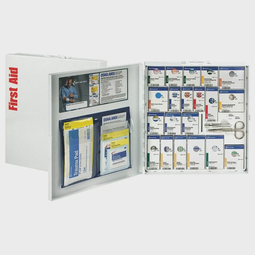 FIRST AID ONLY 746000-021 First Aid Kit w/House,242pcs NO Aspirin
