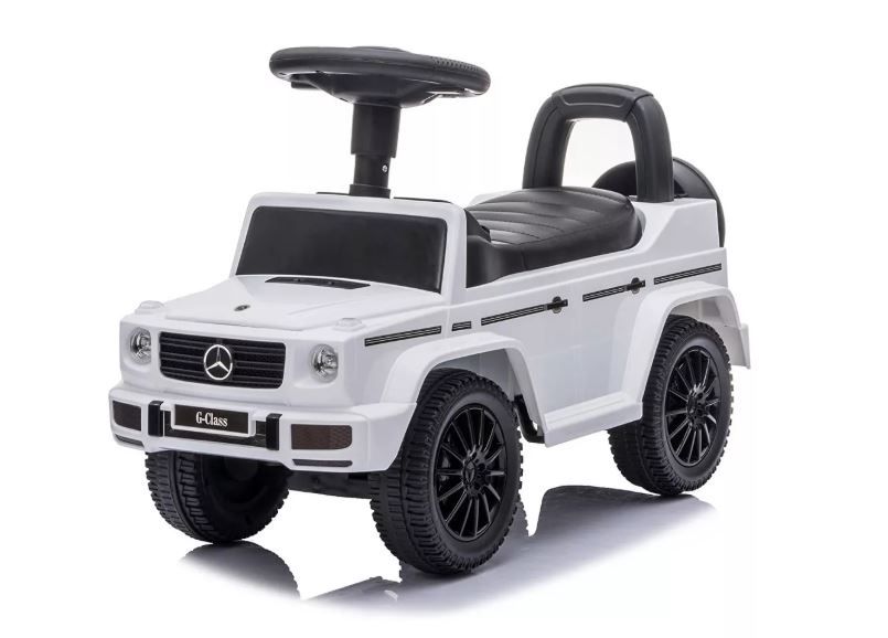 Best Ride On Cars Children&#39;s Mercedes G-Wagon Foot to Floor Ride Along Car &amp; Push Behind Walker with Hidden Storage