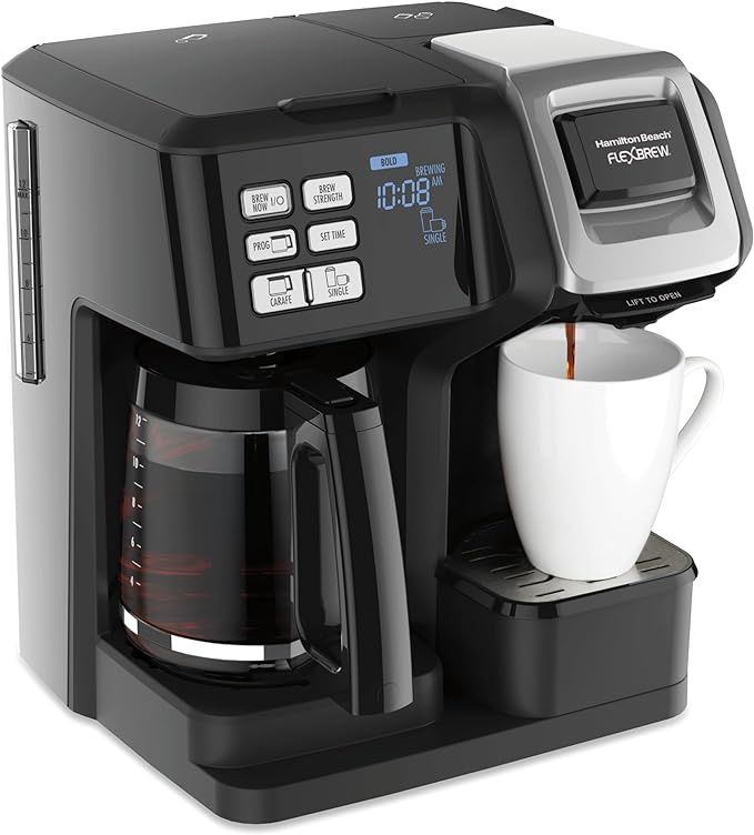 Hamilton Beach FlexBrew Trio 2-Way Coffee Maker, Compatible with K-Cup
