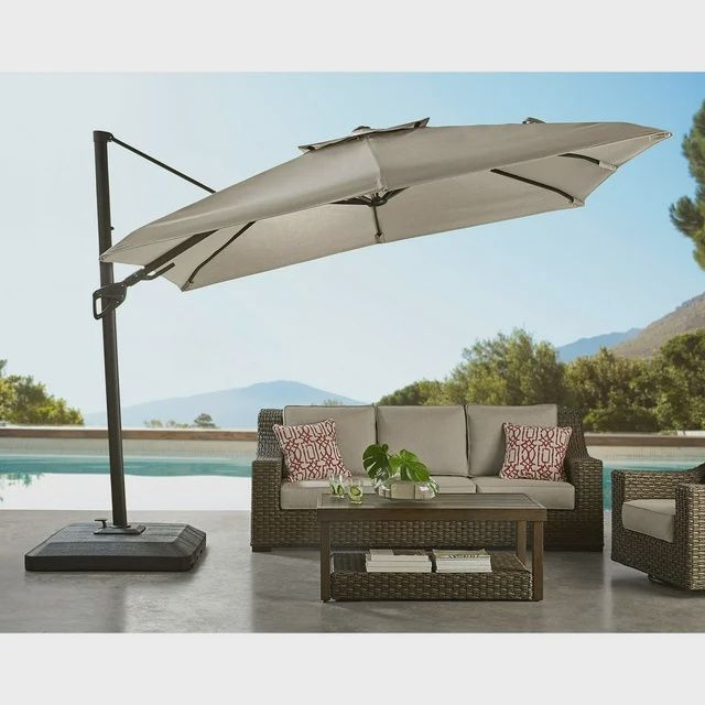 Member&#39;s Mark 10&#39; Adjustable Cantilever Outdoor Umbrella