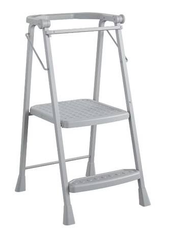 COSCO 2-Step Kitchen Stepper™ Folding Steel and Resin Step Stool