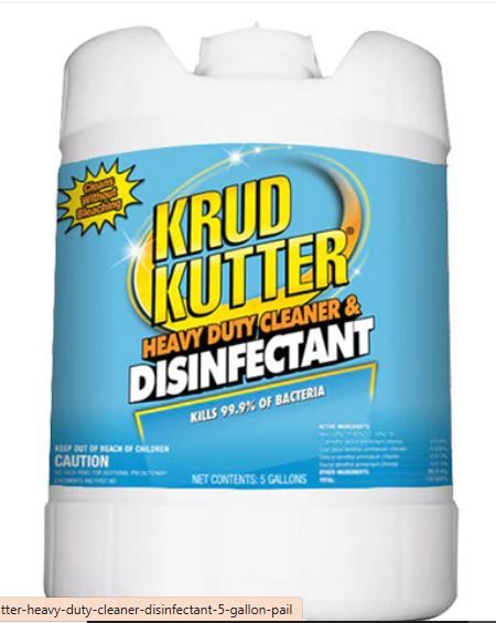DH05 Krud Kutter Heavy Duty Cleaner &amp; Disinfectant, 5 Gallon Pail