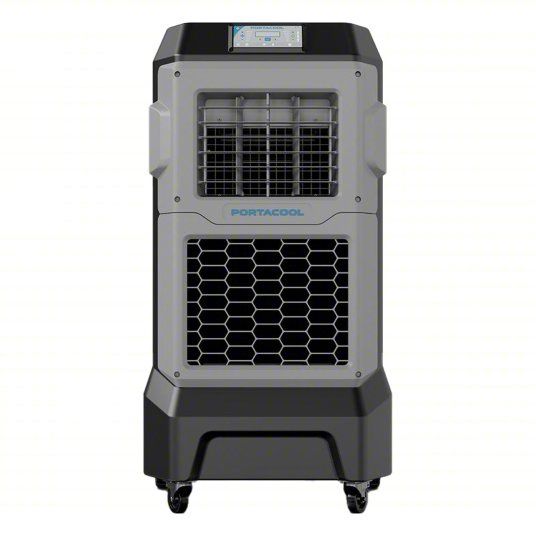 PORTACOOL Portable Evaporative Cooler: 700 sq ft, 5-15P, 120V AC, 52 i