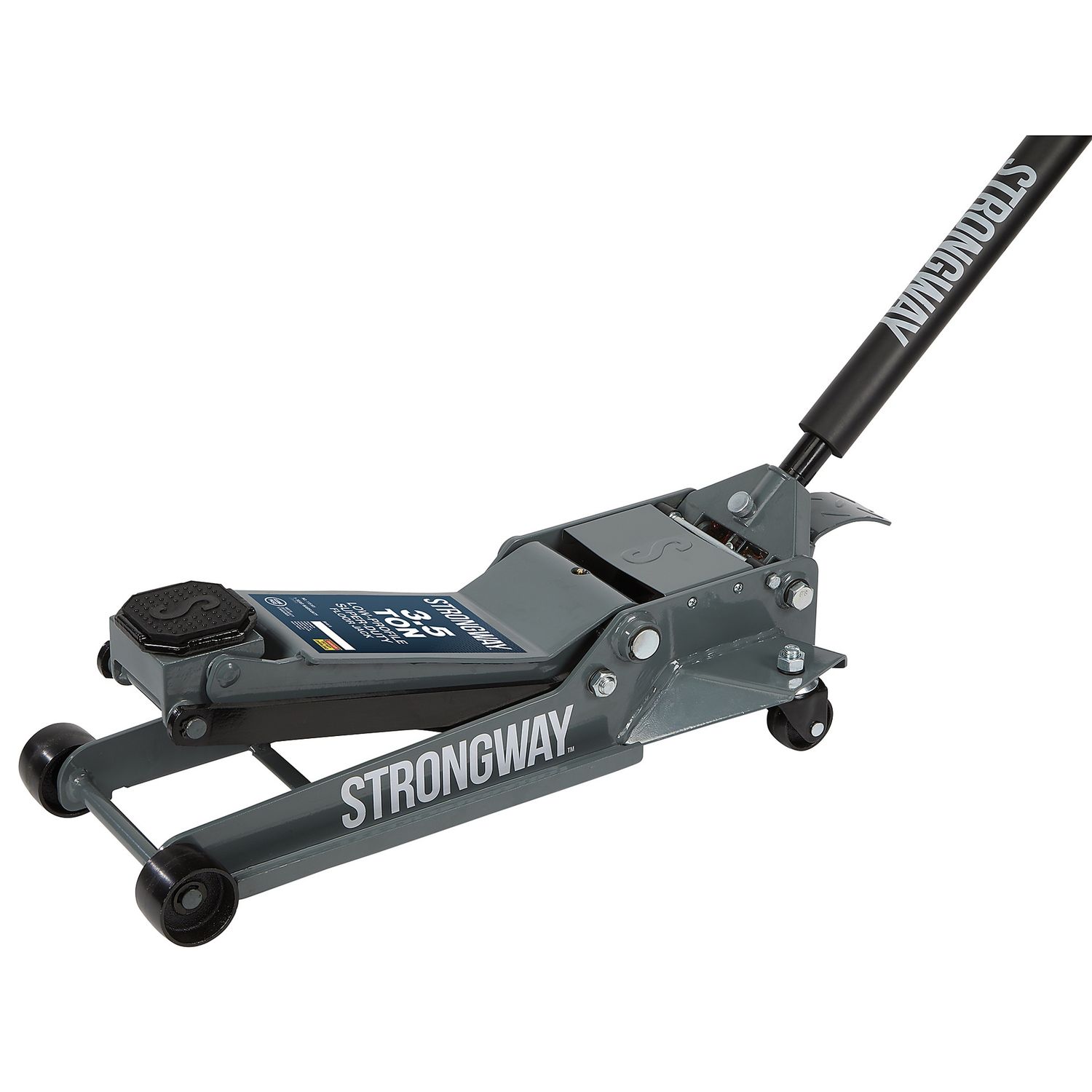 Strongway 3.5-Ton Low-Profile Super-Duty Floor Jack  used