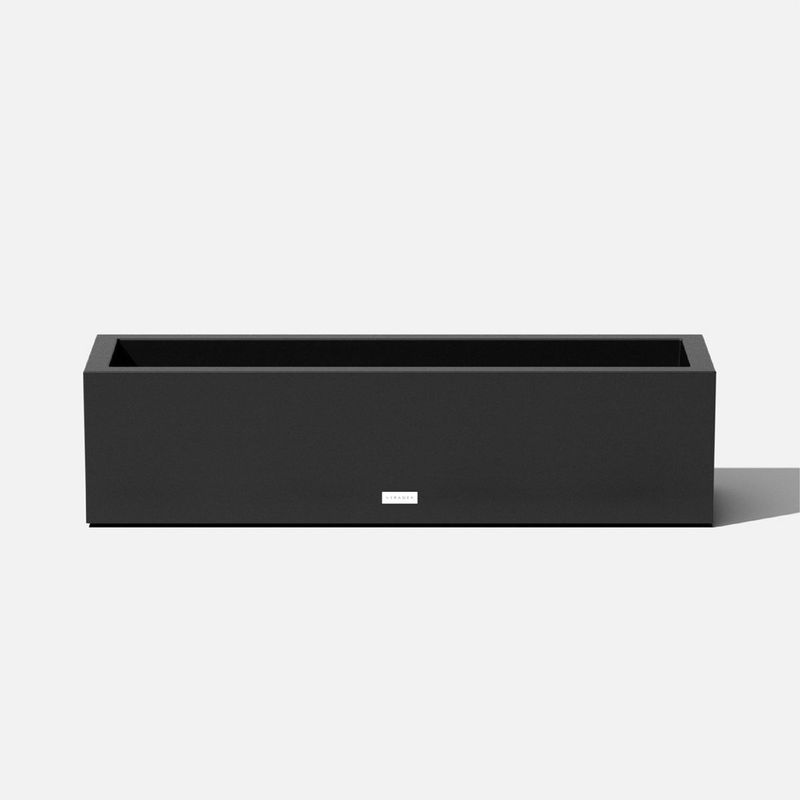Veradek Block Series Window Box Planter Dimensions: 36&#39;&#39;L x 9&#39;&#39;W x 9&#39;&#39;H