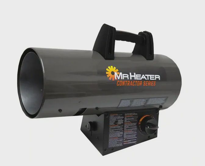 Mr. Heater Contractor 60,000 BTU Forced Air Propane Heater with 10 ft. Hose and Regulator Factory reconditioned