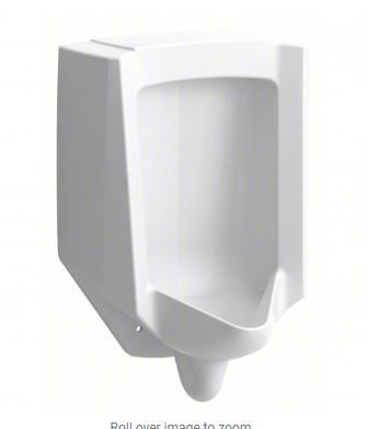 KOHLER Washdown Urinal: 0.5 gpf_0.1 gpf_0.13 gpf Gallons per Flush, Wall, Back Spud