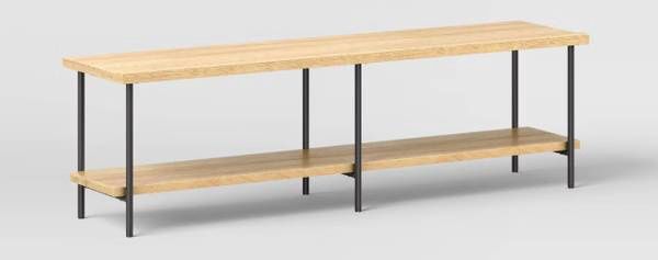 Wood and Metal TV Stand for TVs up to 60&quot;