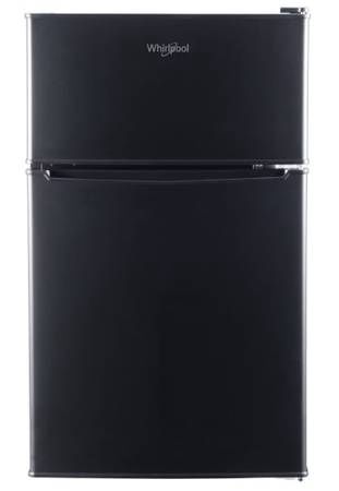 Whirlpool 3.1 Cu. Ft. Mini Refrigerator - Black WH31BKE: Dorm Fridge