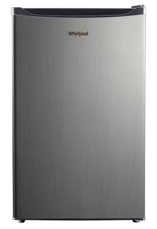 Whirlpool 4.3 cu ft Mini Refrigerator Stainless Steel WH43S1E New