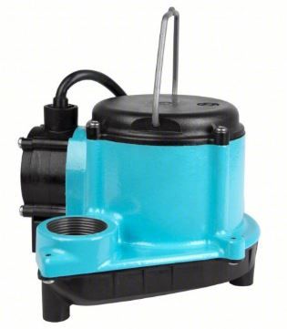 LITTLE GIANT Submersible Sump Pump: 1/3 hp