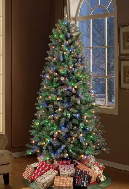 Holiday Time LED 7.5-Foot Pre-Lit Color Changing Bloomington Tree