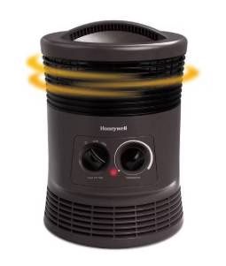 Honeywell HHF360B 1500W 360˚ Surround Indoor Heater Black