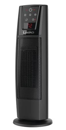 Lasko Ceramic Tower Heater with Remote: Portable Indoor Space Heater