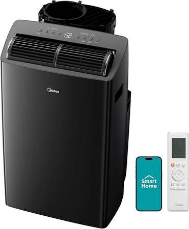 Midea Duo 12,000 BTU Ultra Quiet Portable Air Conditioner, Cools 450sq