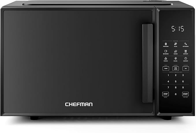 Chefman Countertop Microwave Oven 0.9 Cu. Ft., 900 Watts