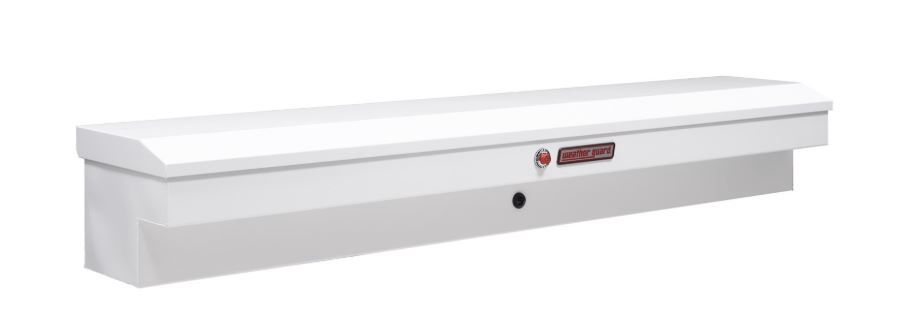 Weatherguard 165-3-03 Lo-Side Box, 87 in. Lo-Side Box, Steel, White, 6.6 cu. ft