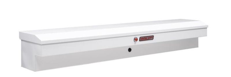 Weatherguard 165-3-03 Lo-Side Box, 87 in. Lo-Side Box, Steel, White, 6.6 cu. ft