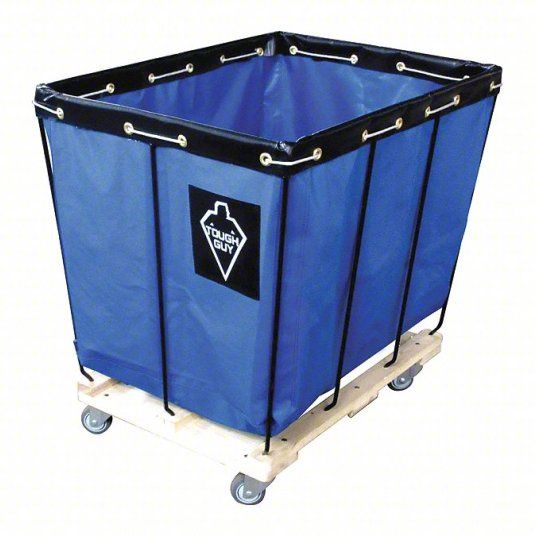 TOUGH GUY 33W323 Basket Truck 12 Bu. Capacity Blue 36 Inch Length