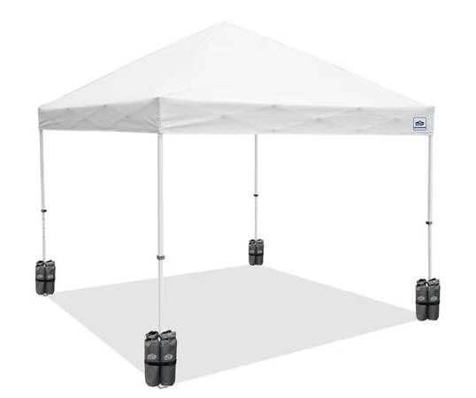 E-Z UP® 10’ x 10’ Commercial ONE-UP Canopy No Walls or Steaks