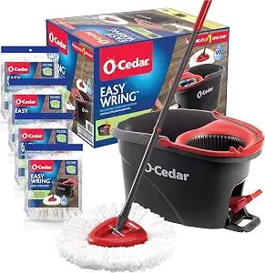 O-Cedar EasyWring RinseClean Spin Mop &amp; Bucket System