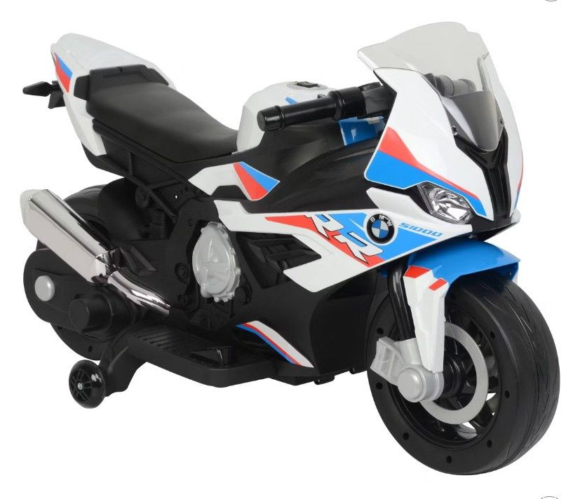 Best Ride on Cars 12V BMW Motorcycle Powered Ride-On - White: Plastic, 3+ Years, 50 lb Capacity