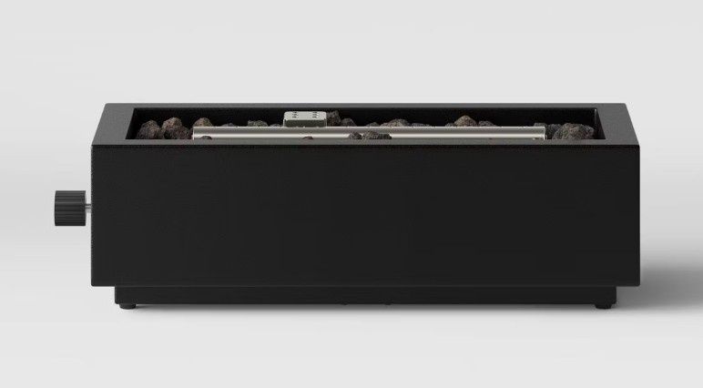 Two Harbors 14" Patio Tabletop Fireplace Black - Threshold