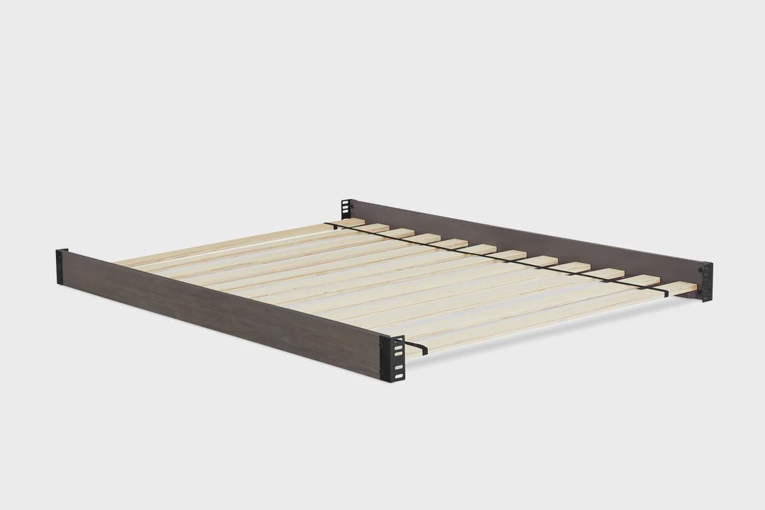 Full Size Wood Bed Rails (330750-084) only  rustic grey for Delta Children Caden 6-in-1 Convertible Crib or Delta Children Asher 6-in-1