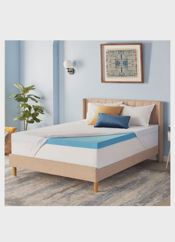 Serta 3" Cool Nights Gel Memory Foam Mattress Topper,  king size